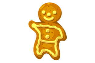 Ginger Bread Man Christmas Design