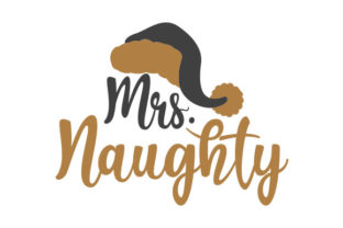 Mrs Naughty for Christmas Design