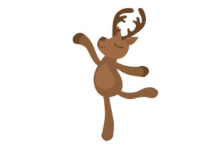 Reindeer Doing Ballet: A Christmas Graphic Design Asset Review