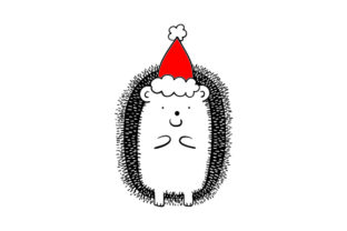Weihnachts-Igel: A Charming, Craft-Ready Christmas Embroidery Design